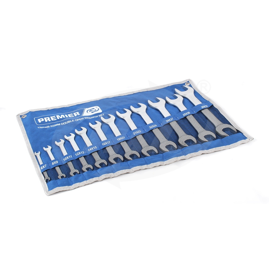 Double Fitting Key Set / Double Open Wrench Set HL Premier 12Pcs (6 ...