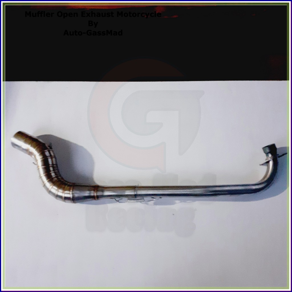 Motorcycle Exhaust Neck Pipe Kobra Model Moon Shoot 28mm inlet 50 mm ...