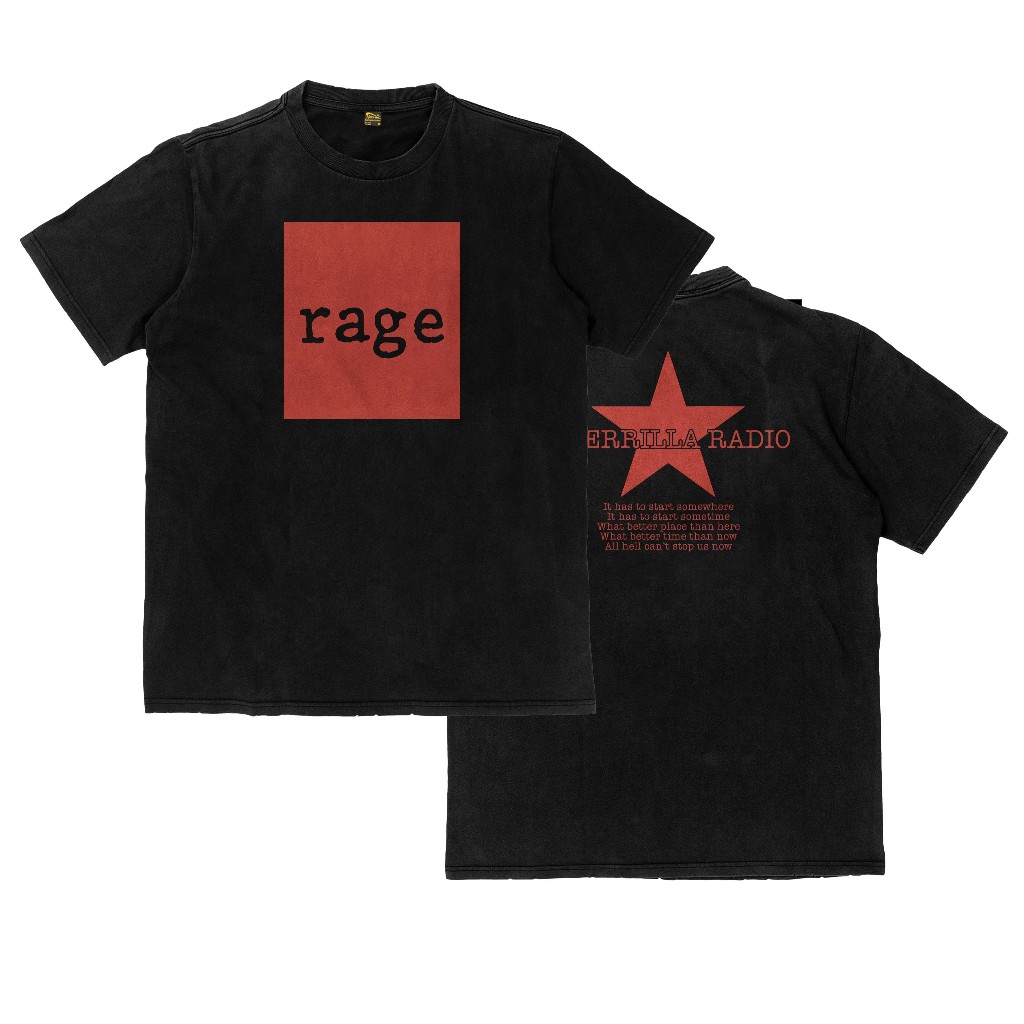 KATUN Rage Against The Machine Guerrilla Radio Band Cotton Metal Rock ...