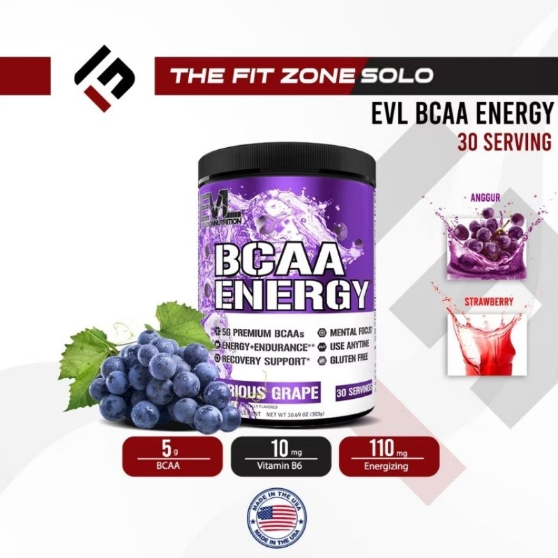 EVL BCAA Energy 30 Servings NOT Xtend BCAA Go | Shopee Philippines