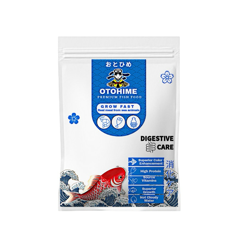 Otohime EP2 PREDATOR CHANNA KOKI KOI OSCAR DECORATIVE FISH FEED 250 ...