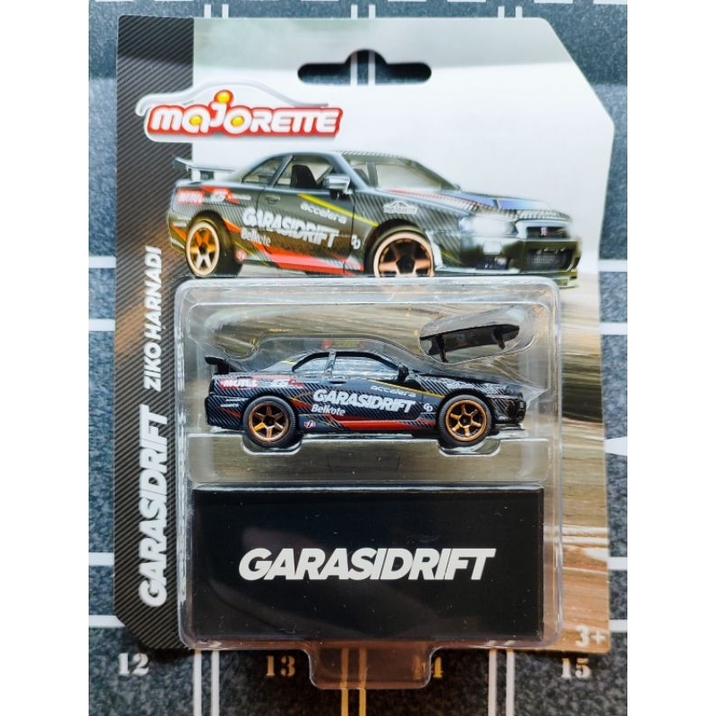 Majorette X Garage Drift Nissan Skyline GT-R (R34) D1GP Edition ...