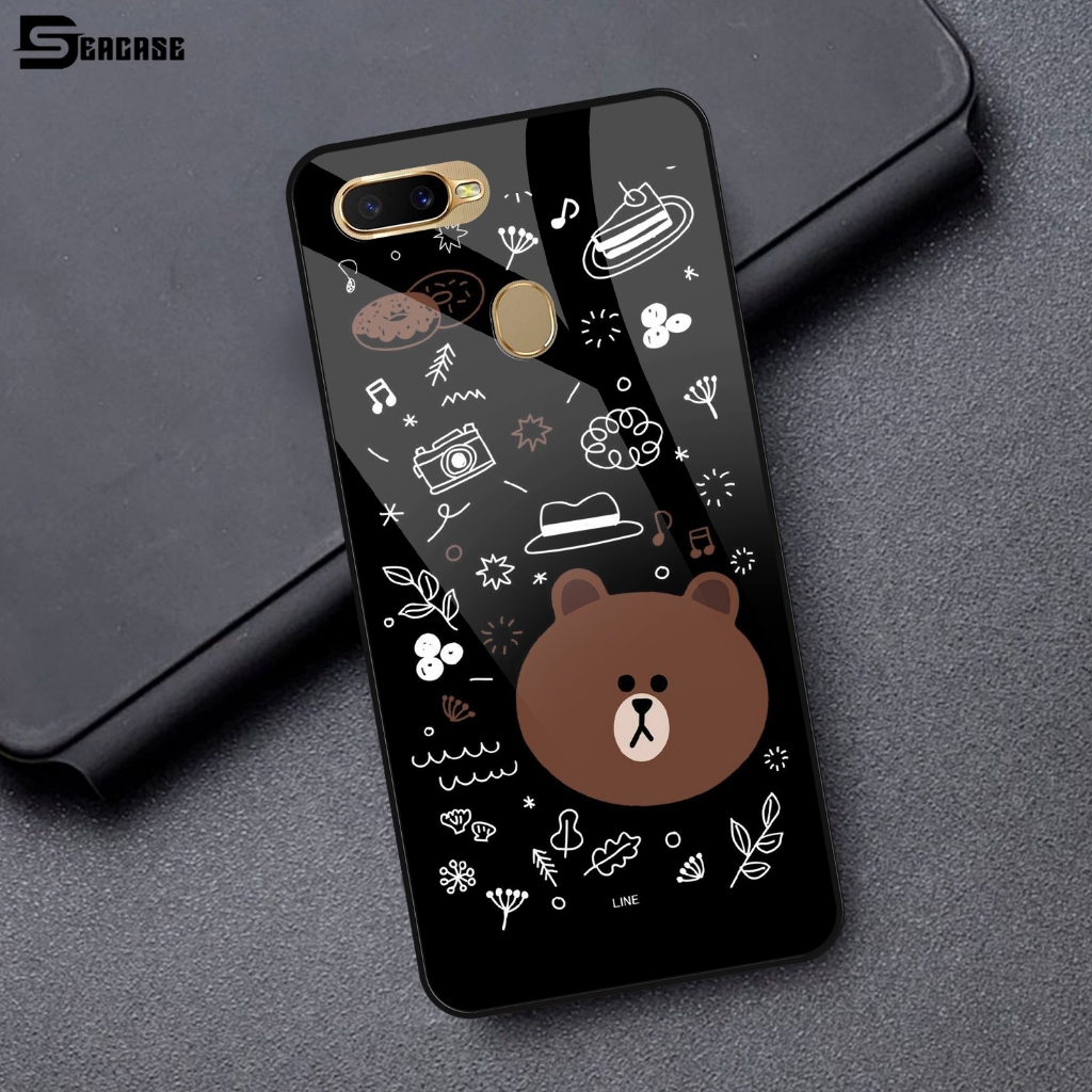 HP SC10 Latest OPPO A7 / A5S / A12 / A11K Case - Glass Softcase - 2D ...