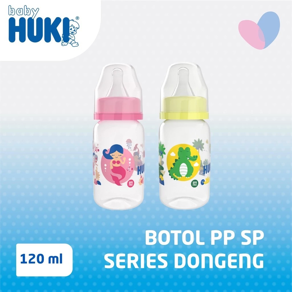 Huki Regular Pacifier Milk Bottle/Round Pacifier 120ML CI0340 | Shopee ...
