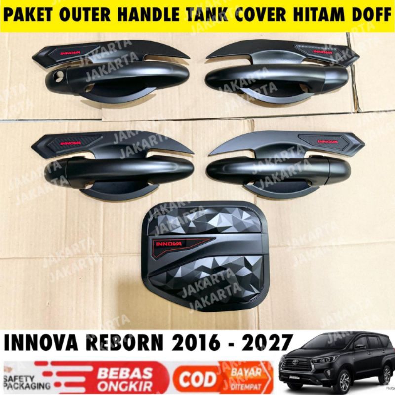 HITAM Package Outer Handle Tank Cover All New Innova Reborn 2016 2024 ...