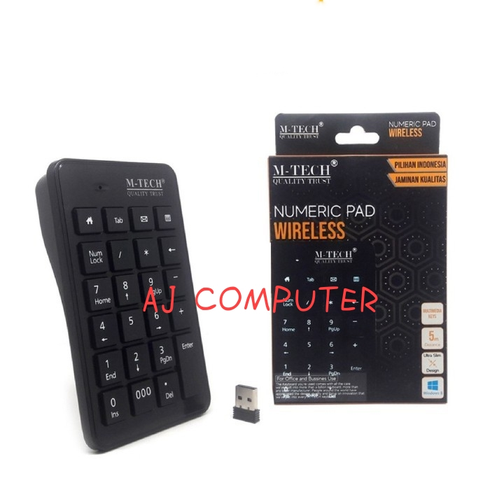 M-Tech Original Keyboard Keypad Latest Wireless Cashier Numeric Keypad ...