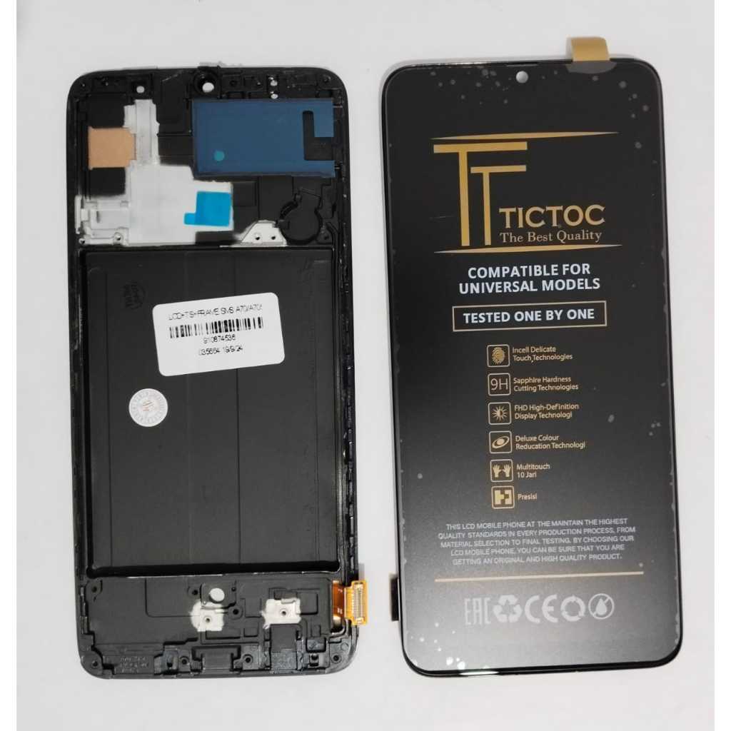 Lcd TS + FRAME SAM A70/A705/A705F BLACK TICCTOC | Shopee Philippines