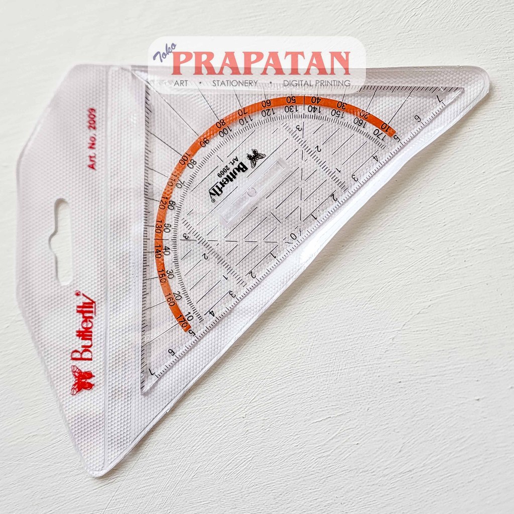 Butterfly Art Triangle Engineering Ruler 2009-2011 | Triangle Ruler ...