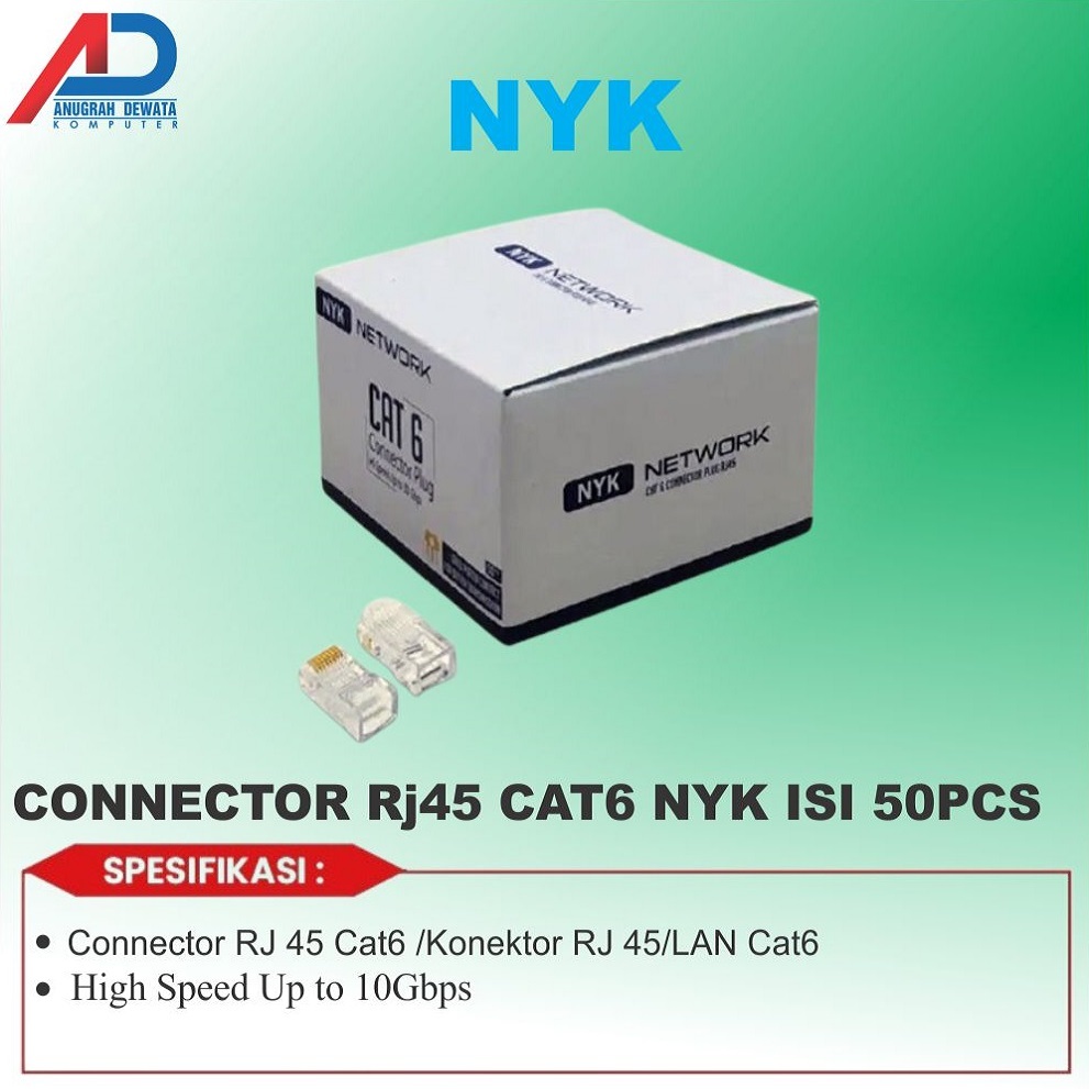 Original NYK RJ45 CAT6 CONNECTOR | Shopee Philippines