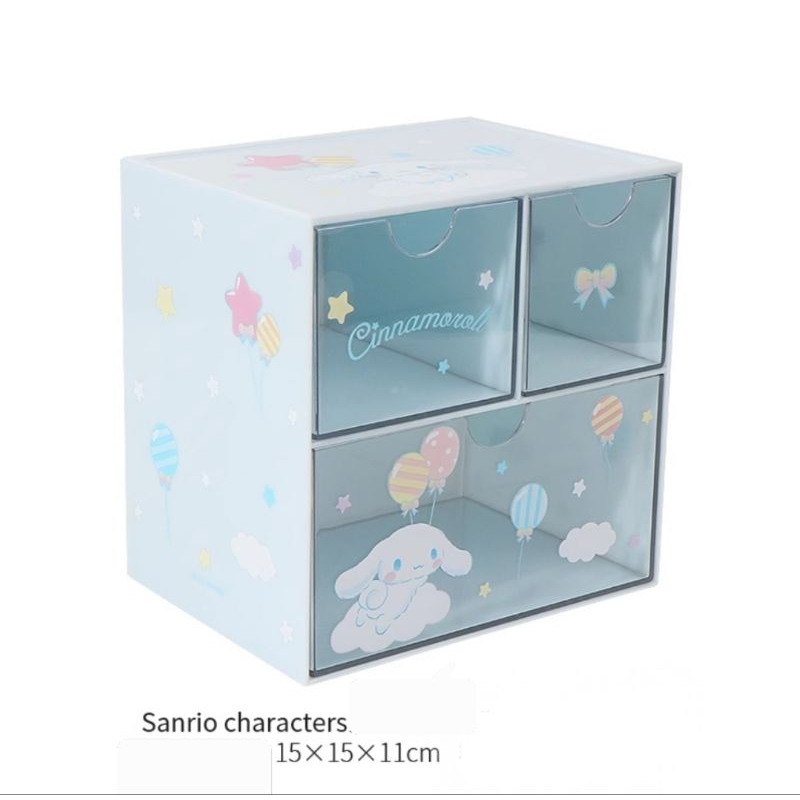 MINISO CINNAMOROLL MINI DRAWER DESK ORGANIZER STORAGE BOX CINNAMONROLL ...
