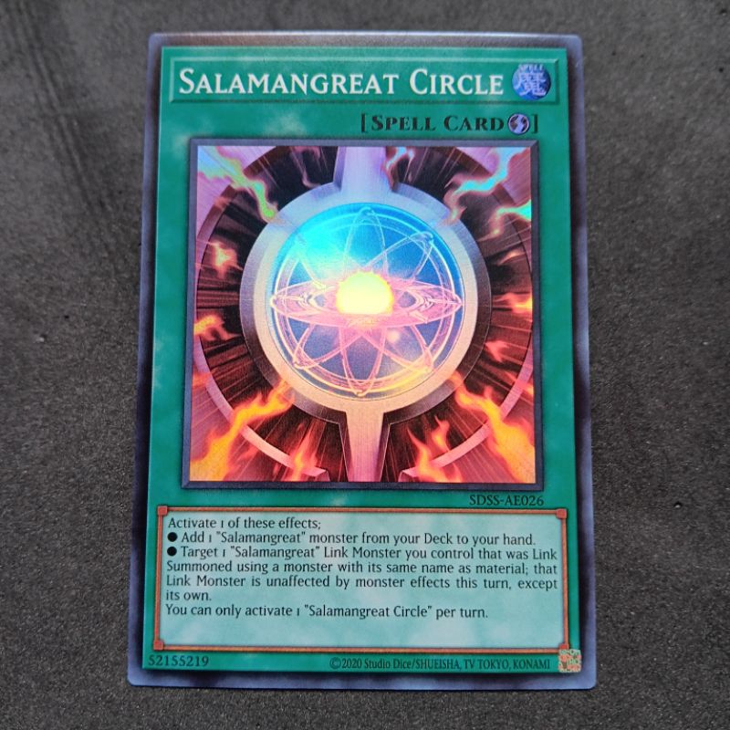 Yugioh Ocg AE Salamangreat Circle Super Rare Shopee Philippines