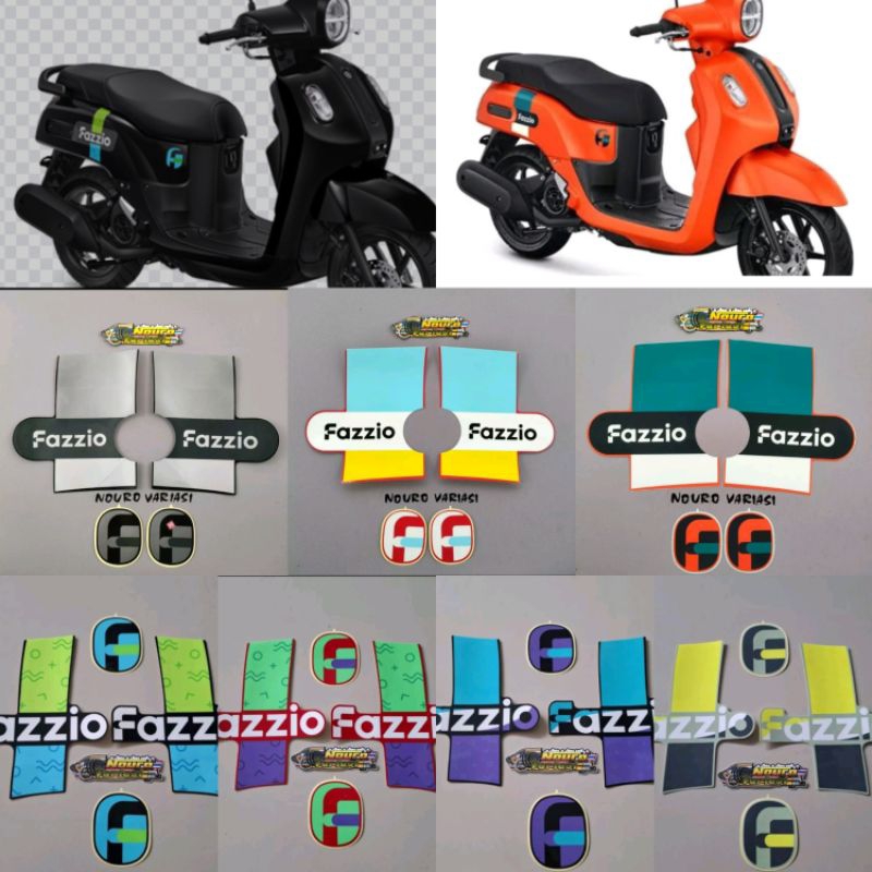 Yamaha Fazzio Fazio Striping 2023 2024 2025 Standard motorbike body ...