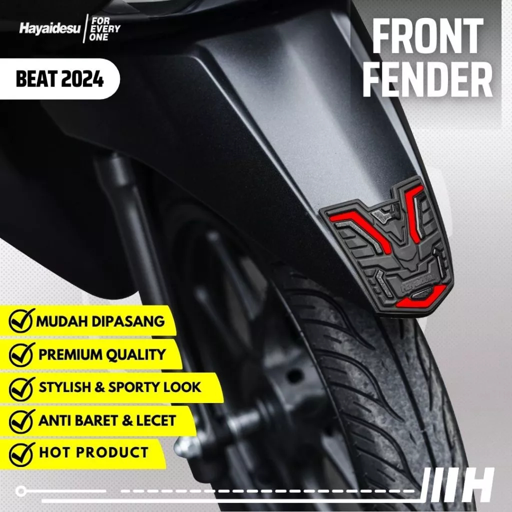 Hayaidesu BEAT 2024 Body Protector Front Fender Cover | Shopee Philippines