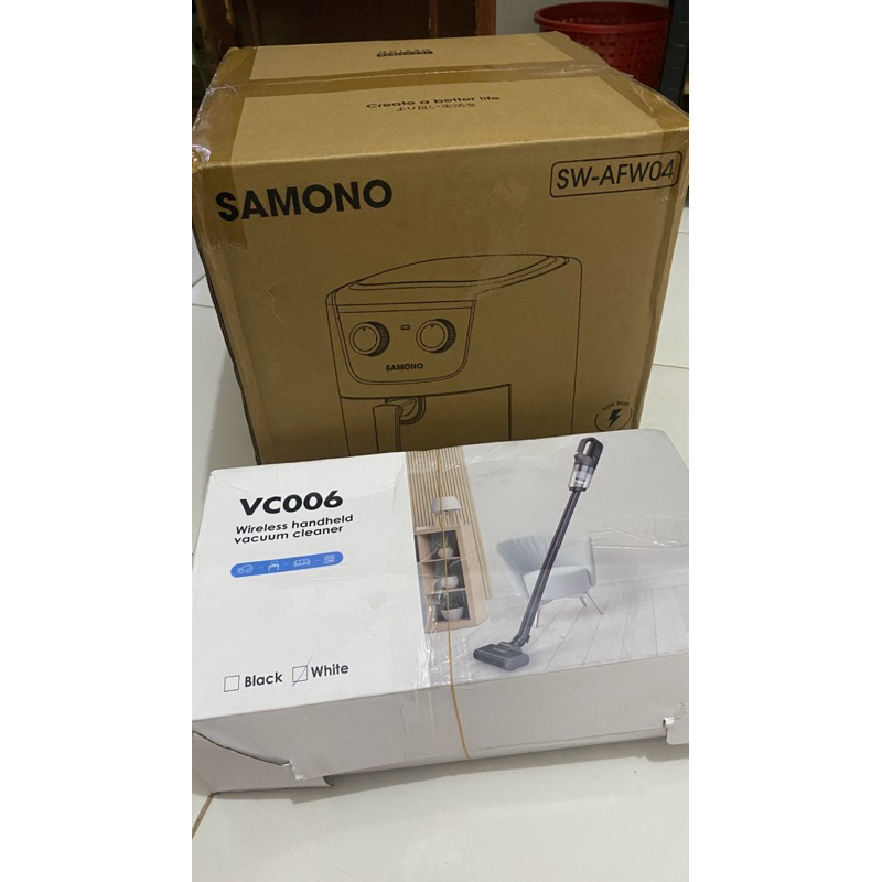 MESIN Samono Air Fryer 4 Liter 650 Low Watt Frying Machine Without Oil