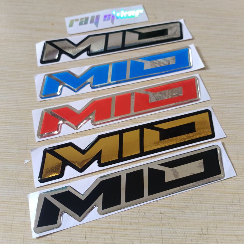 MIO EMBLEM RAISED STICKER | Shopee Philippines