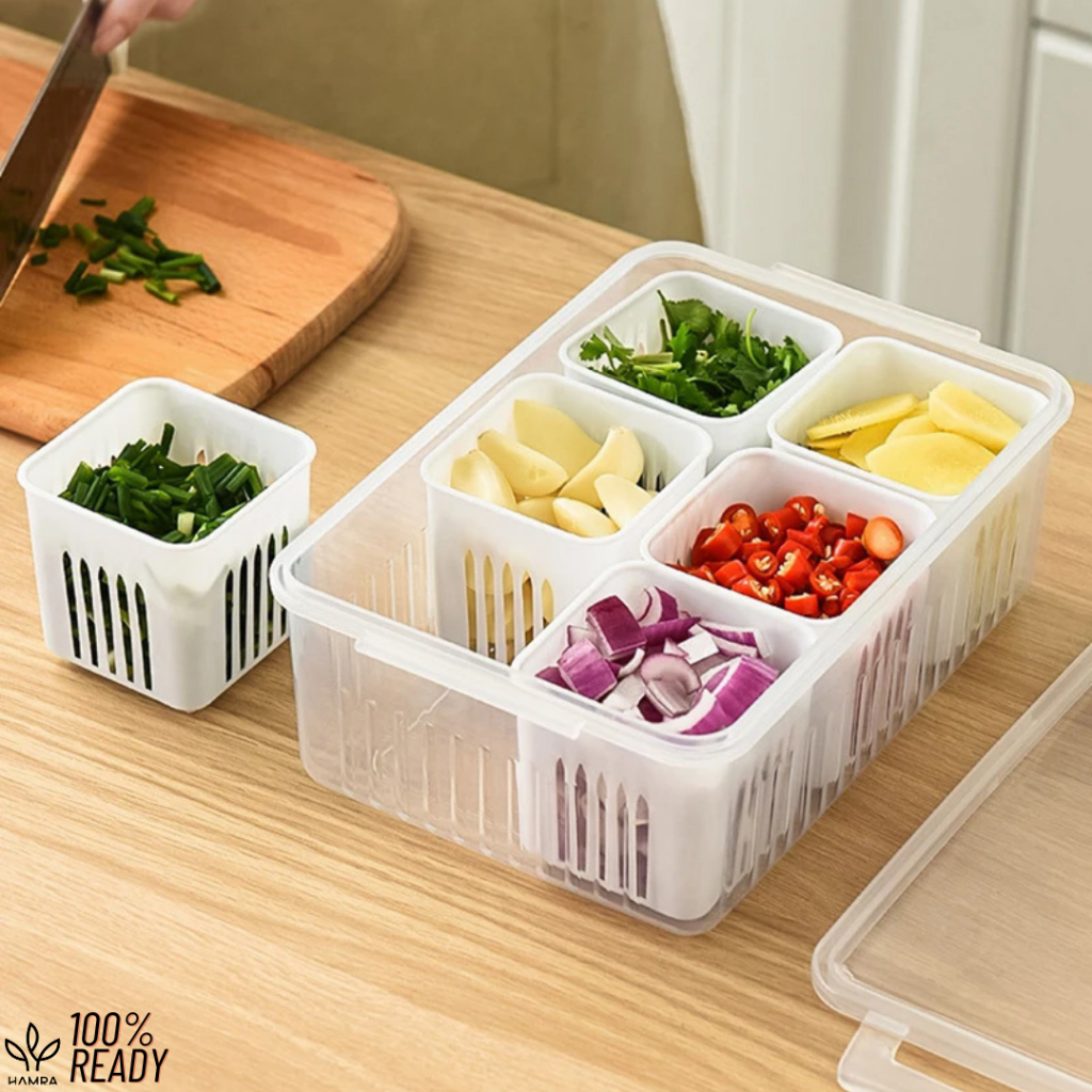 Food Storage / Vegetable Chili Storage Box Refrigerator Container with ...
