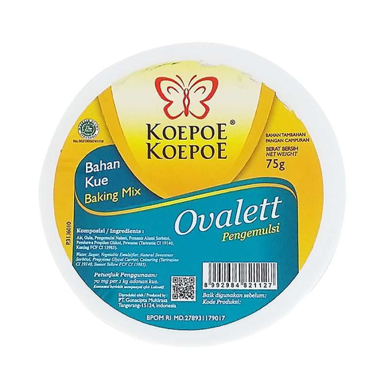 Ovalett Emulsifier Ovalet Koepoe Koepoe 75 gr | Shopee Philippines