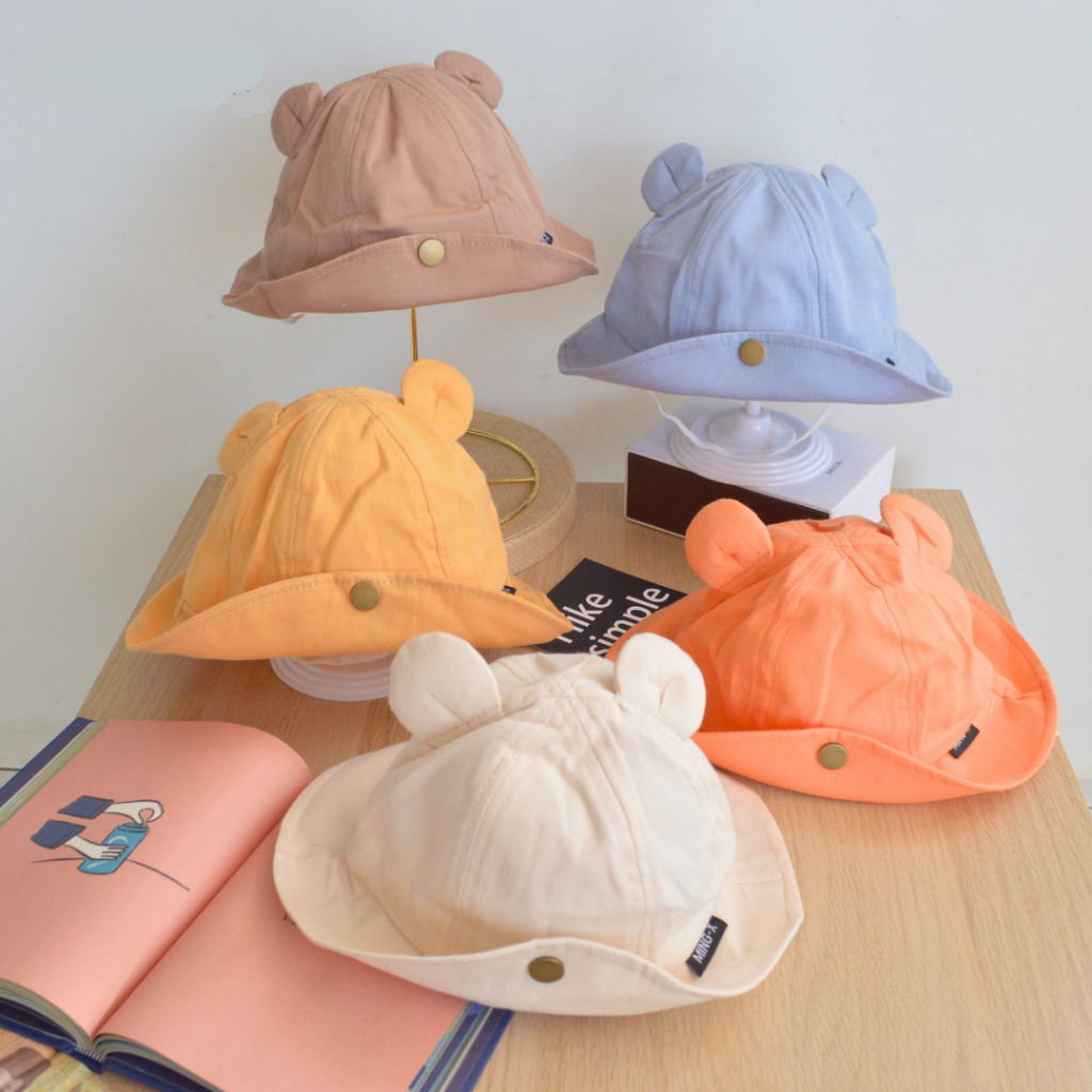 (8 Months - 3 Years) Premium Button Front Children's Bucket Hat ...