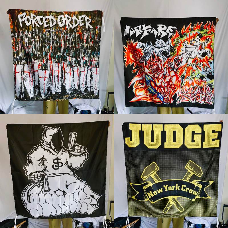 PUNK HARDCORE BAND SATIN FLAG FLAG | Shopee Philippines