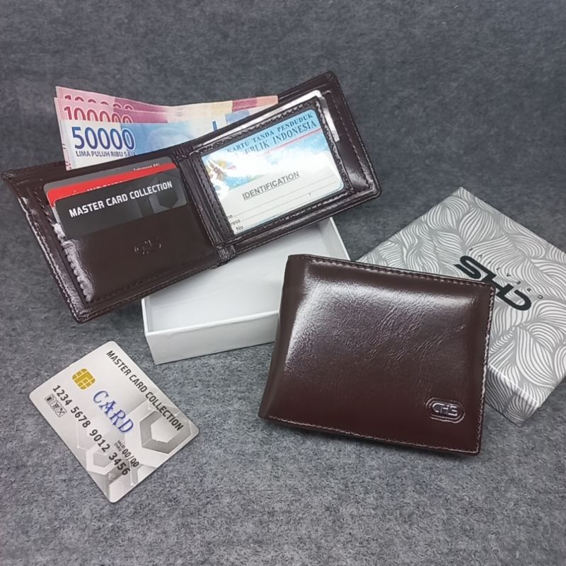 URBAN FOREST Men's Leather Wallet – Dark Brown Contemporary Bifold Wallet