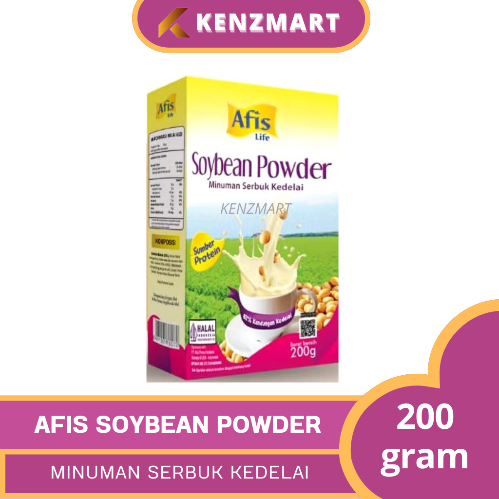 Afis SOYBEAN Powder 200gr / Powdered Soy Milk Drink | Shopee Philippines