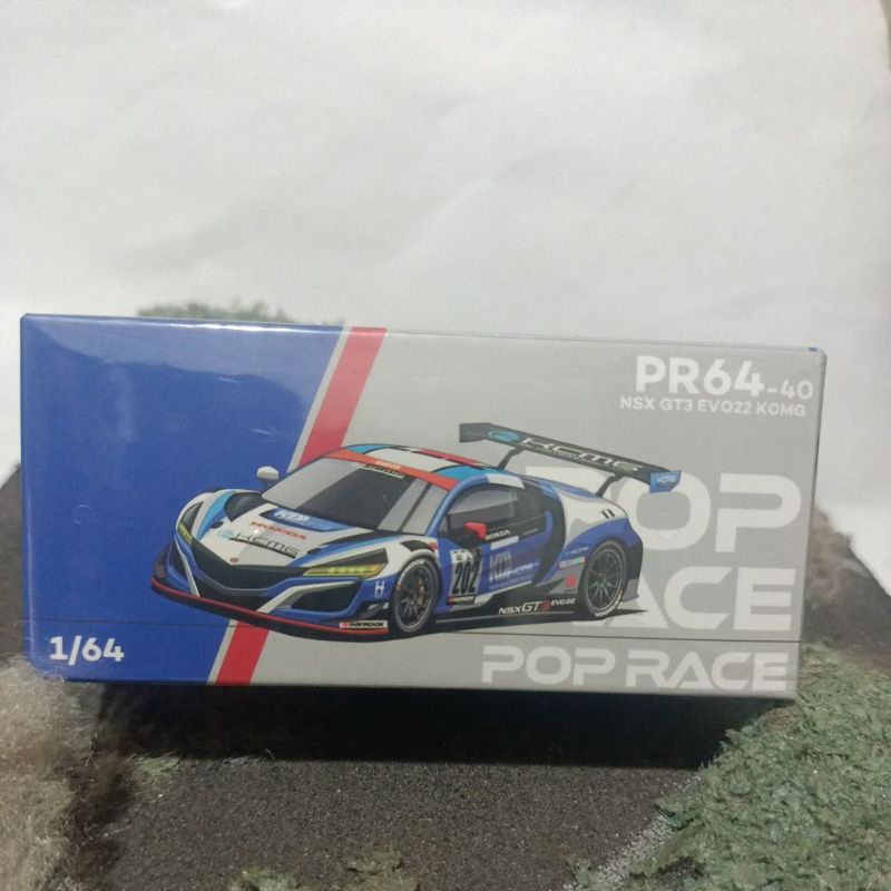 Pop Race 1/64 Spoon Honda NSX-R GT Sport TAS 2025 – Diecast Limited Edition