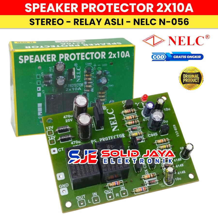 Stereo SPEAKER PROTECTOR KIT 20 A 20A SPEAKER PROTECTOR 2 X 10A RELAY