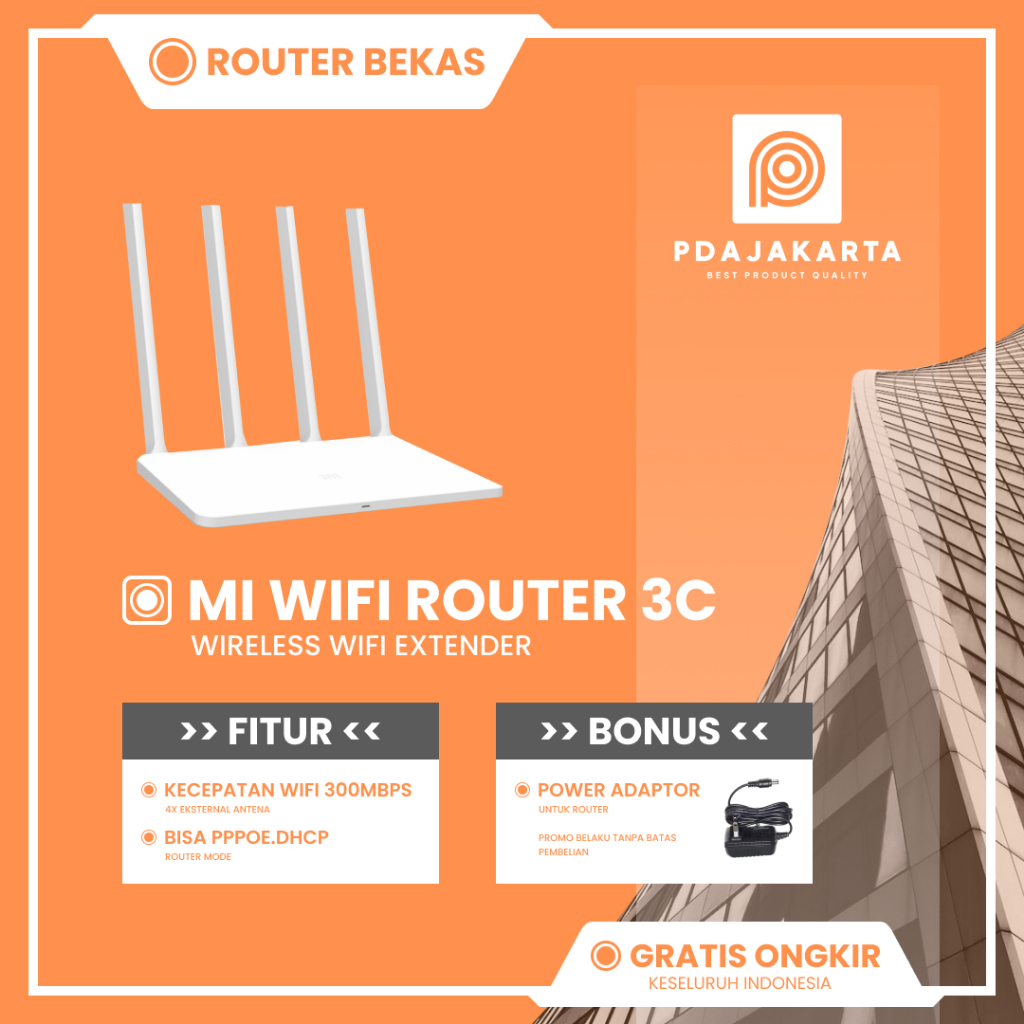 Xiaomi Mi Router 3C Wireless Router WiFi 300Mbps 4 Antennas Used ...