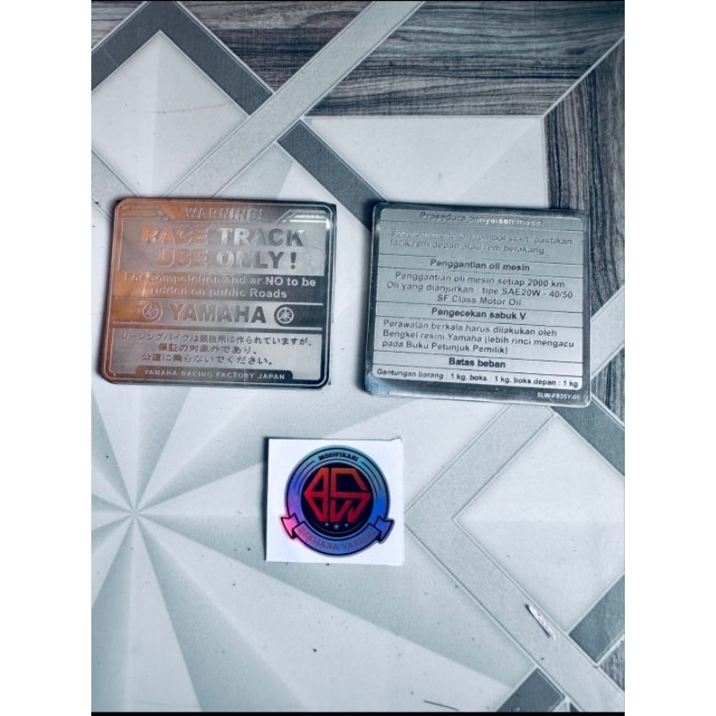 Stainless warning Emblem mio dashboard warning Emblem | Shopee Philippines