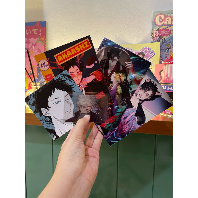 Various postcard, photocard pc: haikyuu, jujutsu kaisen jjk (kuroo ...