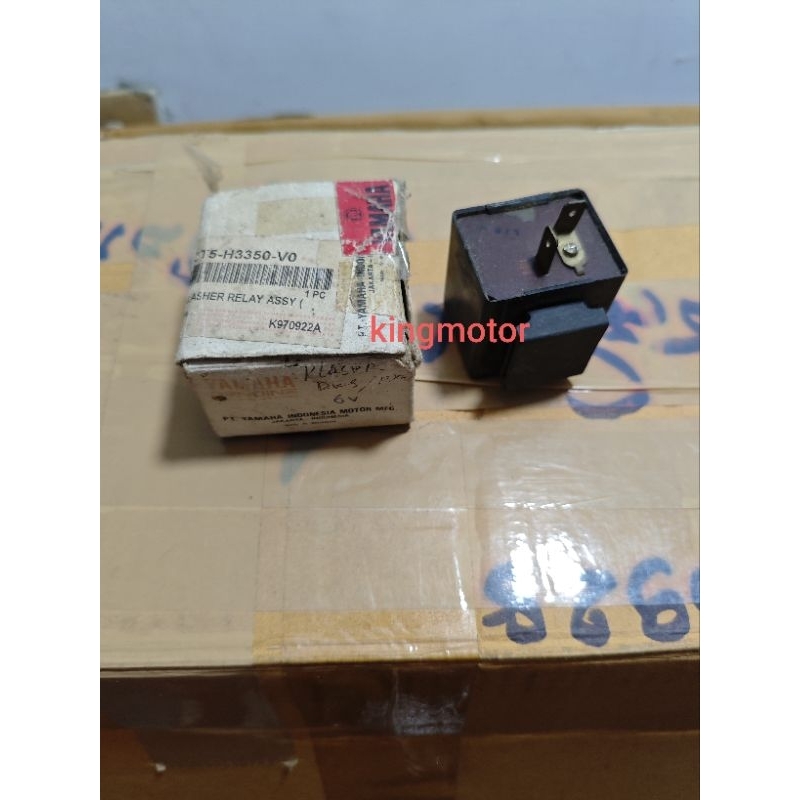 TOMSOL FLASHER RELAY SEN SEIN ASSY 6V 6 VOLT 5T5 RXKING KOBRA RX KING ...