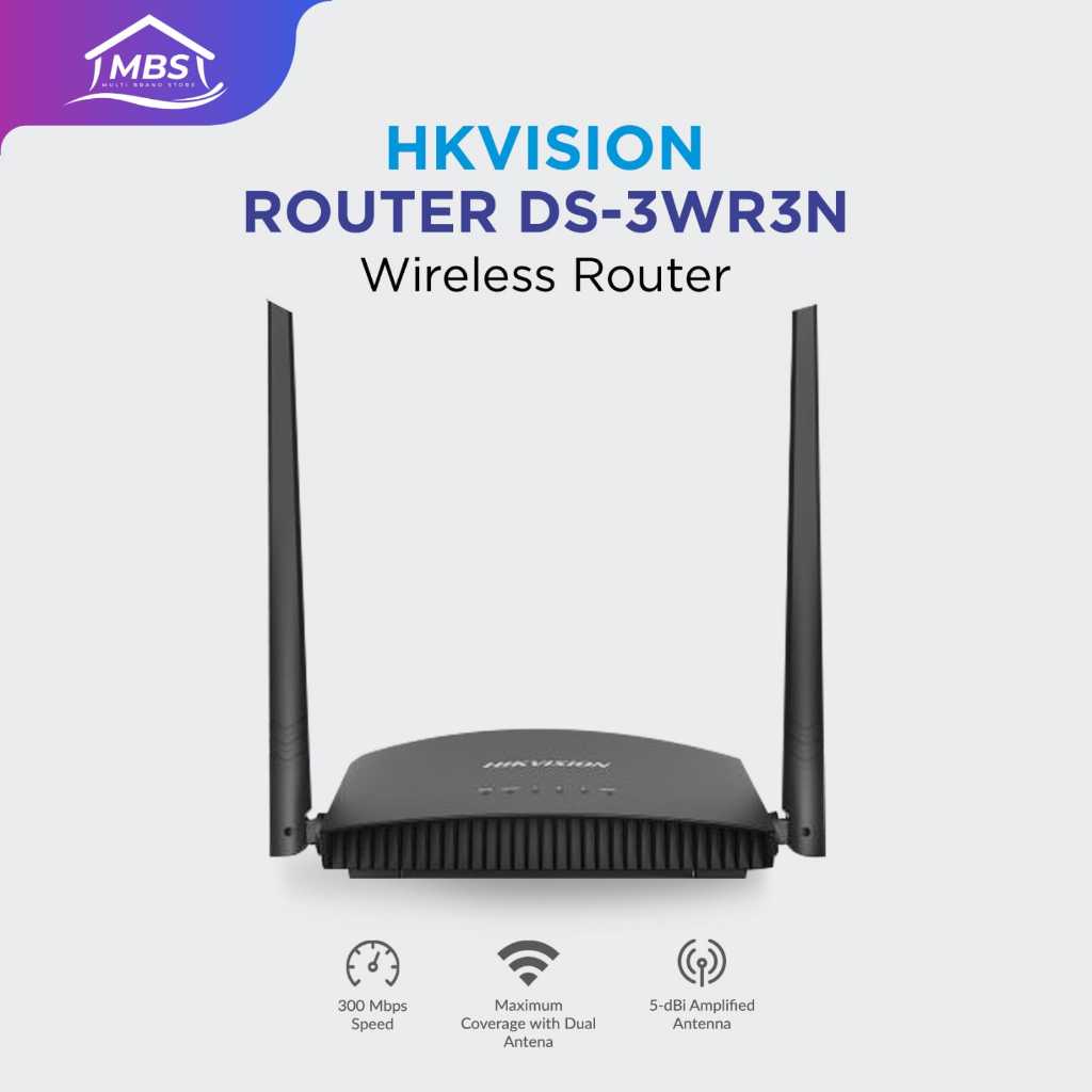 Hikvision DS-3WR3N 11N 300M WiFi4 Wireless Router | Shopee Philippines