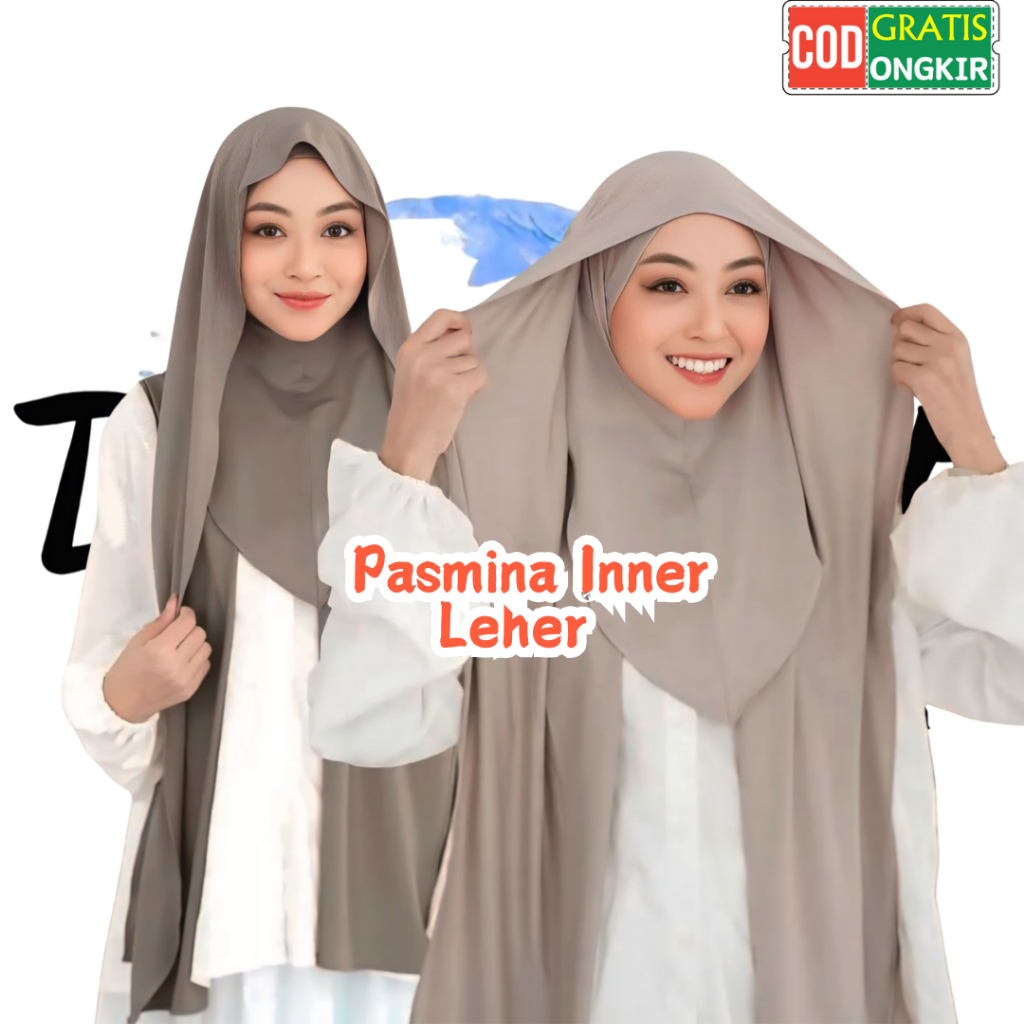 Dvc - Pashmina Inner Covering Premium Jersey Neck / Premium Inner ...