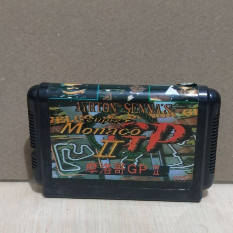 Jeu Sega Mega Drive - Super Monaco GP (Sega Sports 1) - Cartouche Seule - Bon État