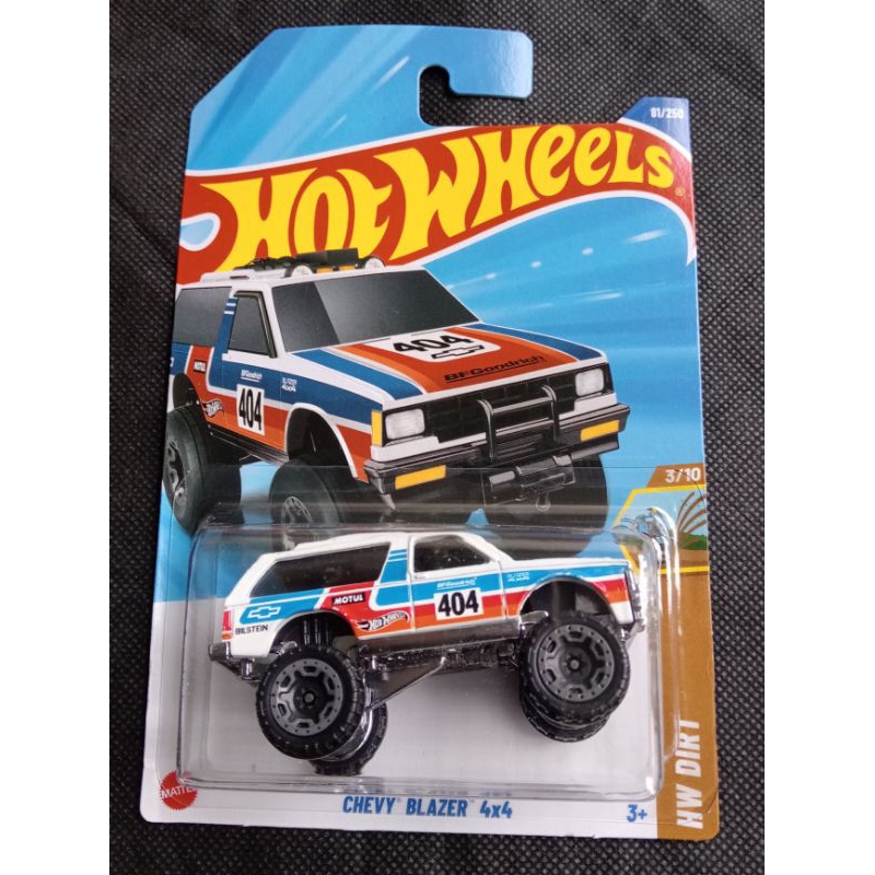 Hot Wheels Chevy Blazer 4x4 | Maßstab 1:64, Schwarz