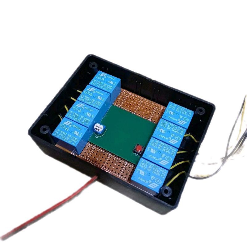 8 TRACK LED CYCLE LIGHT MODULE USES RELAY 12/24 VOLT (for spotlight ...