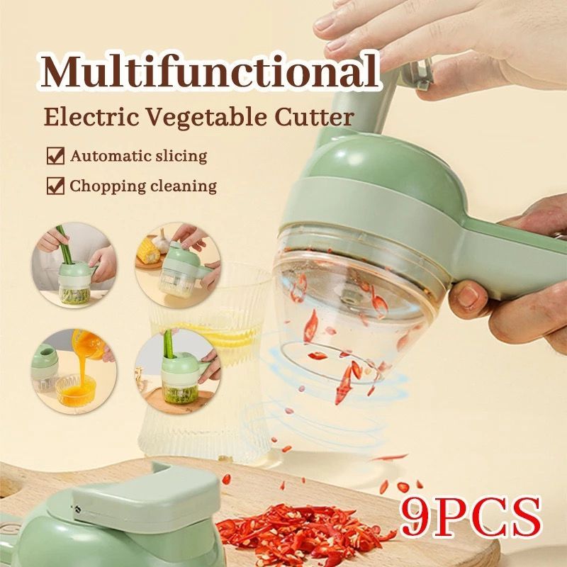 Food Chopper Electric 4in1 Multipurpose Mini Portable Spice Chopper ...