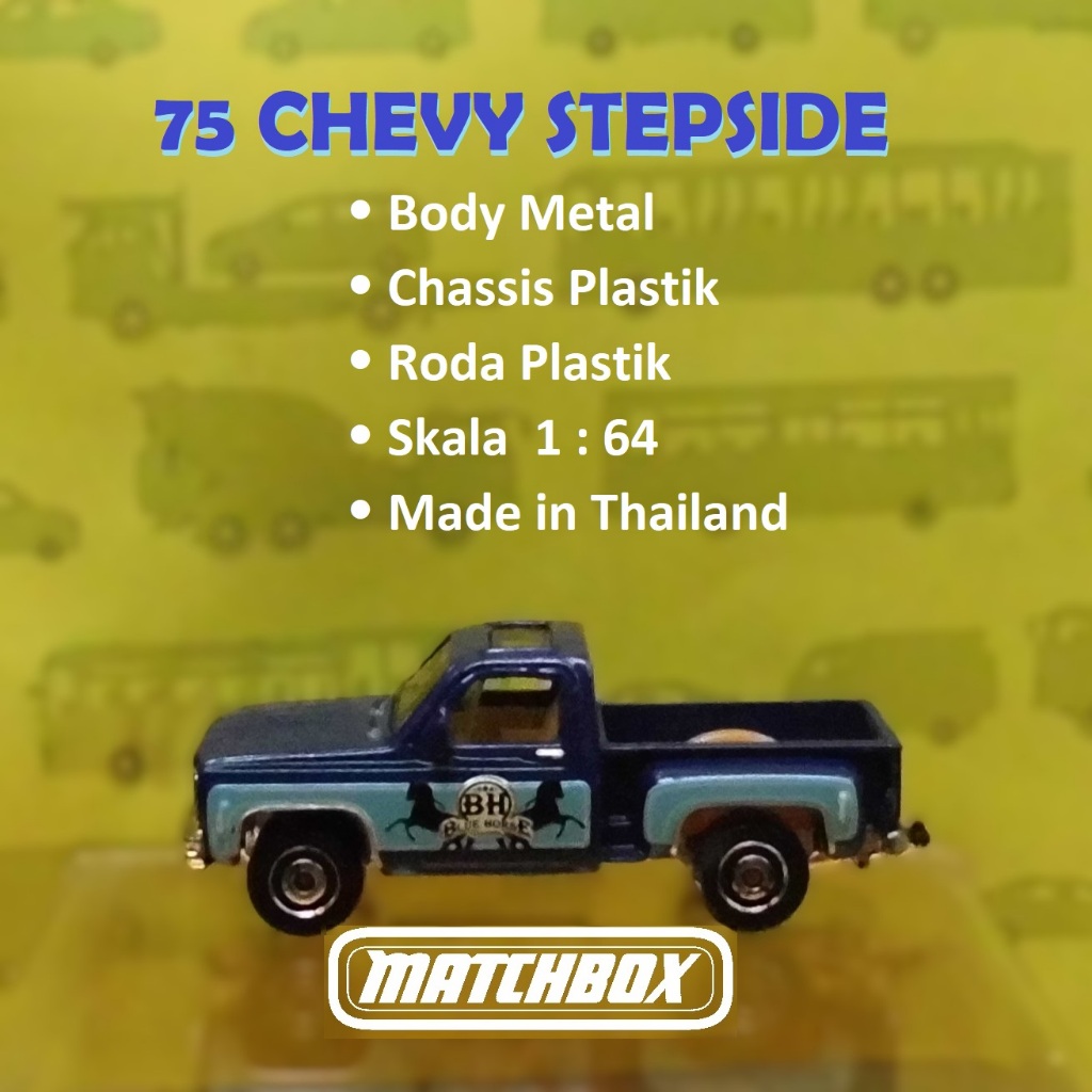 Matchbox Loose 75 Chevy Stepside Blue | Shopee Philippines