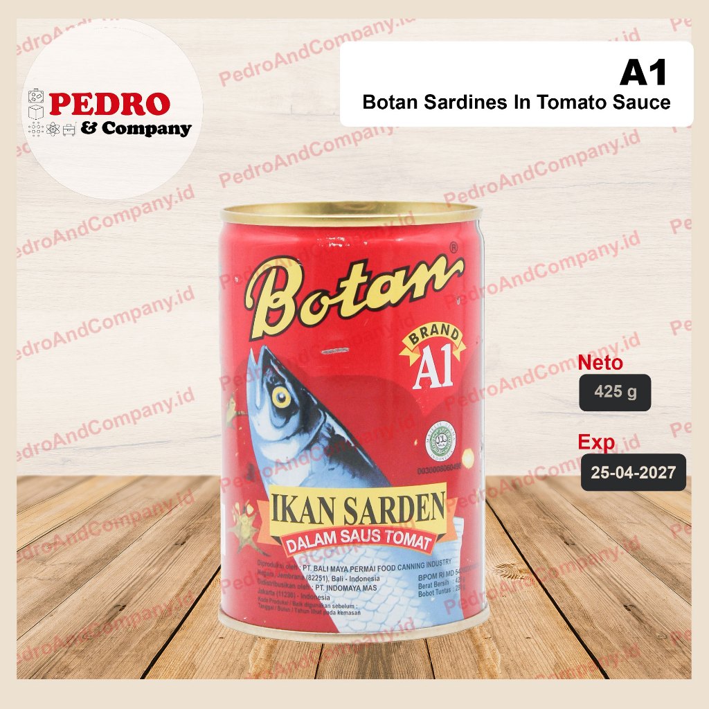 Botan - sardines in tomato sauce/sardines in tomato sauce (425 gr ...