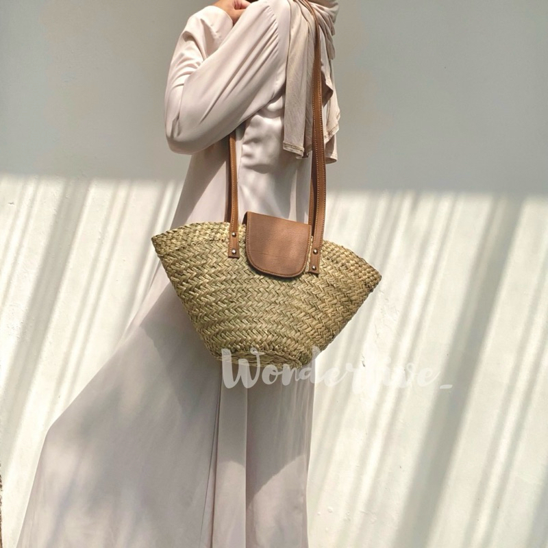 Sac Femme Tressé Main En Feuille De Pandan - Petit Modèle - Fait Main Nature