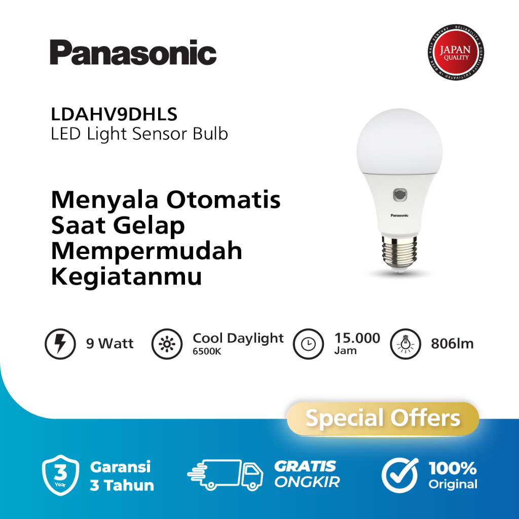 LED Emergency Bulb 9 Watt - Cool Daylight (White) | Shopee Philippines