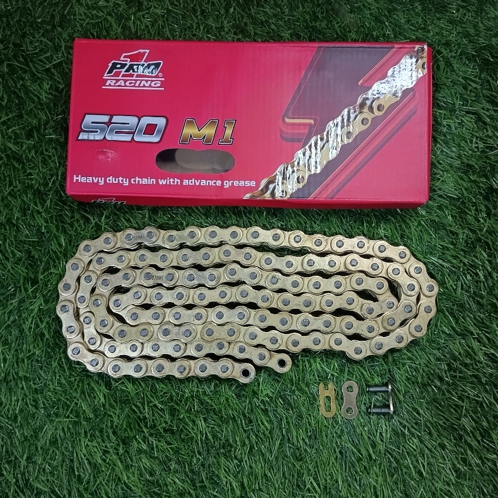 Chain PRO 1 RACING 120L GOLD 520M1 428 120L RANTE Wheel GOLD ORIGINAL ...