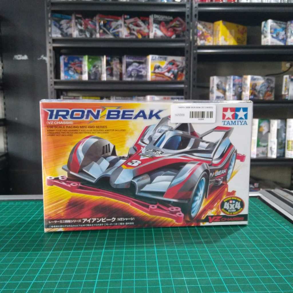 Kit Compatibile Con Tamiya Mini 4WD Iron Beak – Telaio VZ, Scala 1/32, Modellismo Dinamico