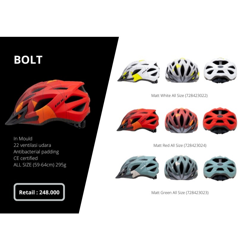NEW 2024 polygon bolt helmet - mtb gravel bike helmet allsize in mold ...