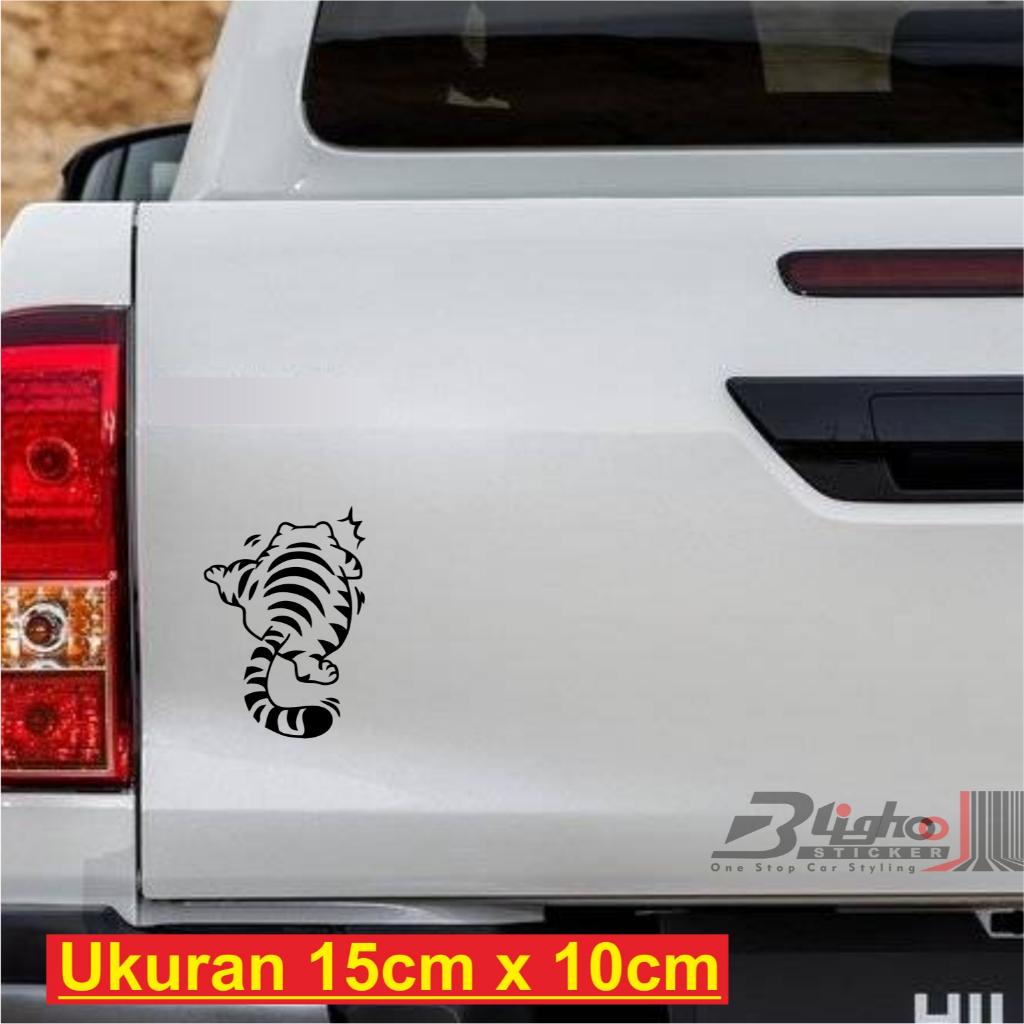 BLIGHOO CUTTING STICKER CUTE MANJAT CAT 15CM COOL DURABLE CAR STICKER ...