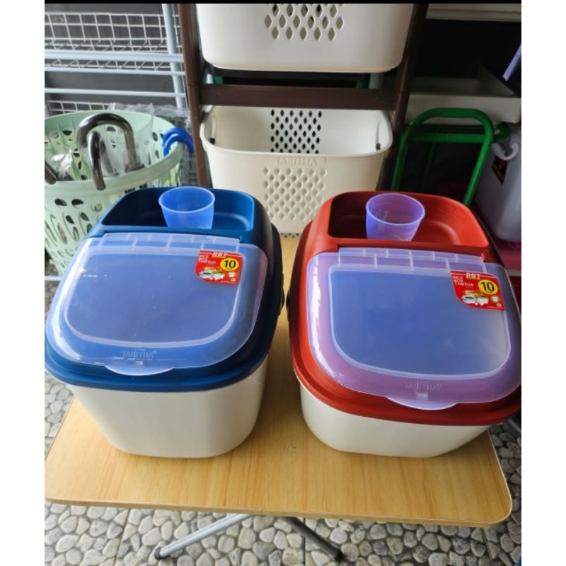 RICE BOX TABITHA 10 LITER/ RICE STORAGE | Shopee Philippines