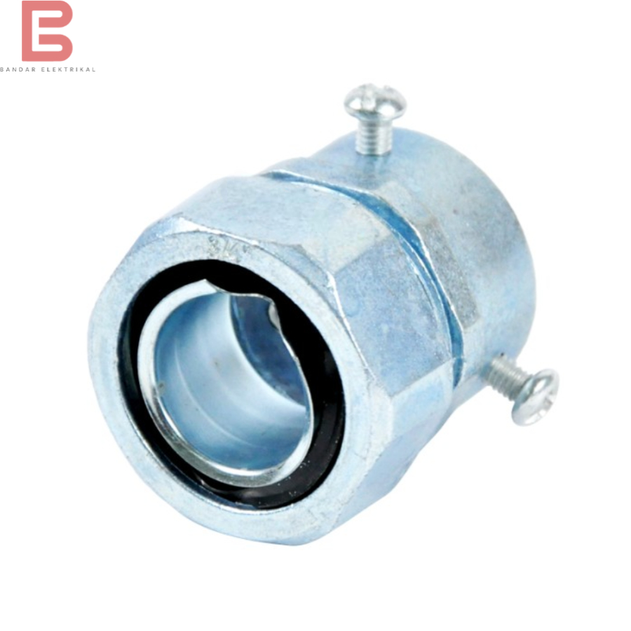 Connector Flexible Conduit Screw Pipe 3/4
