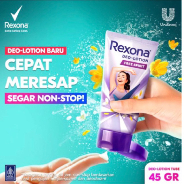 Rexona women deo lotion cream FREE SPIRIT 45g Shopee Philippines