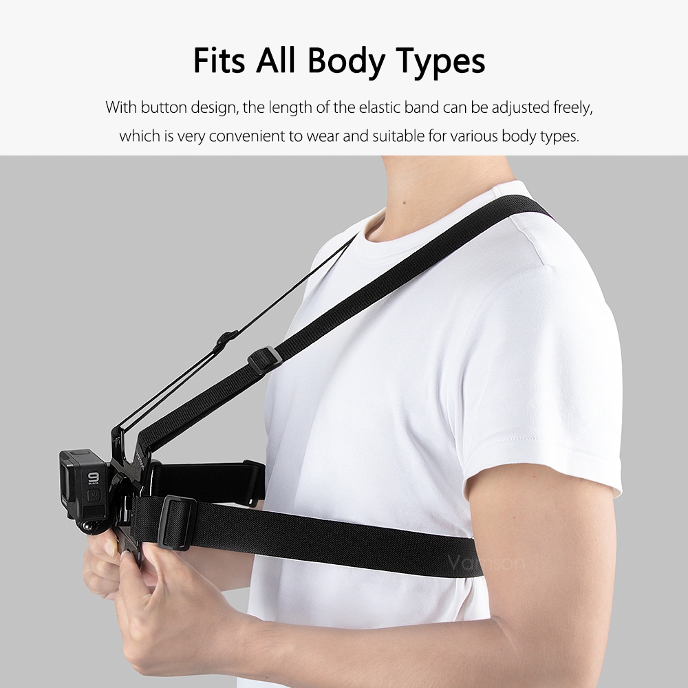 Camera Smartphone Body Strap - Chest Strap Harness Belt Adjustable for ...