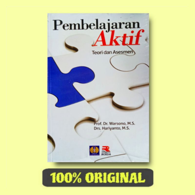 Active Learning theory and assessment - Warsono (Original) | Shopee ...